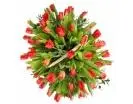 51 Красный Тюльпан в корзине